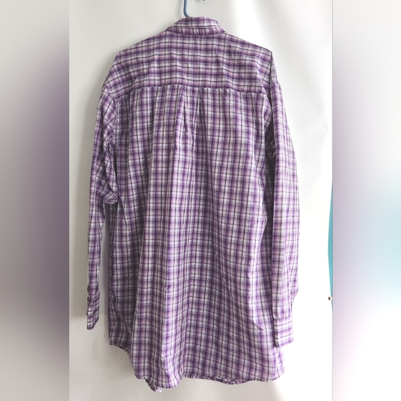 Wrangler Riata Men's Plaid Long Sleeve Button down front Dress Shirt - Picture 2 of 5